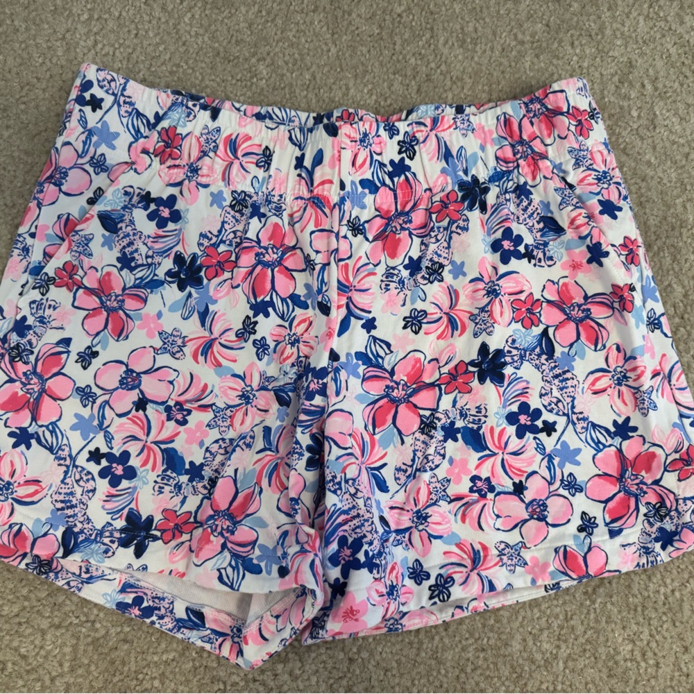 Lilly Pulitzer Pink & Blue Floral Women’s Shorts